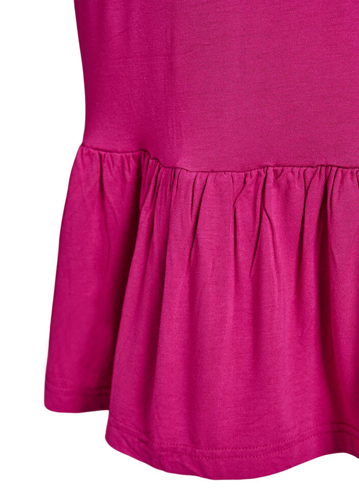 Strandkjole i viskose med flettede stropper, Rosa, Packshot image number 3