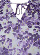 Tunika med blomstermønster og lurex, Beige/Purple Flower, Packshot image number 2