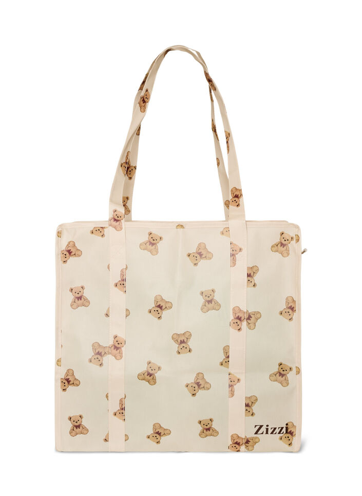 Handlepose med glidel&aring;s, Beige, Packshot image number 0