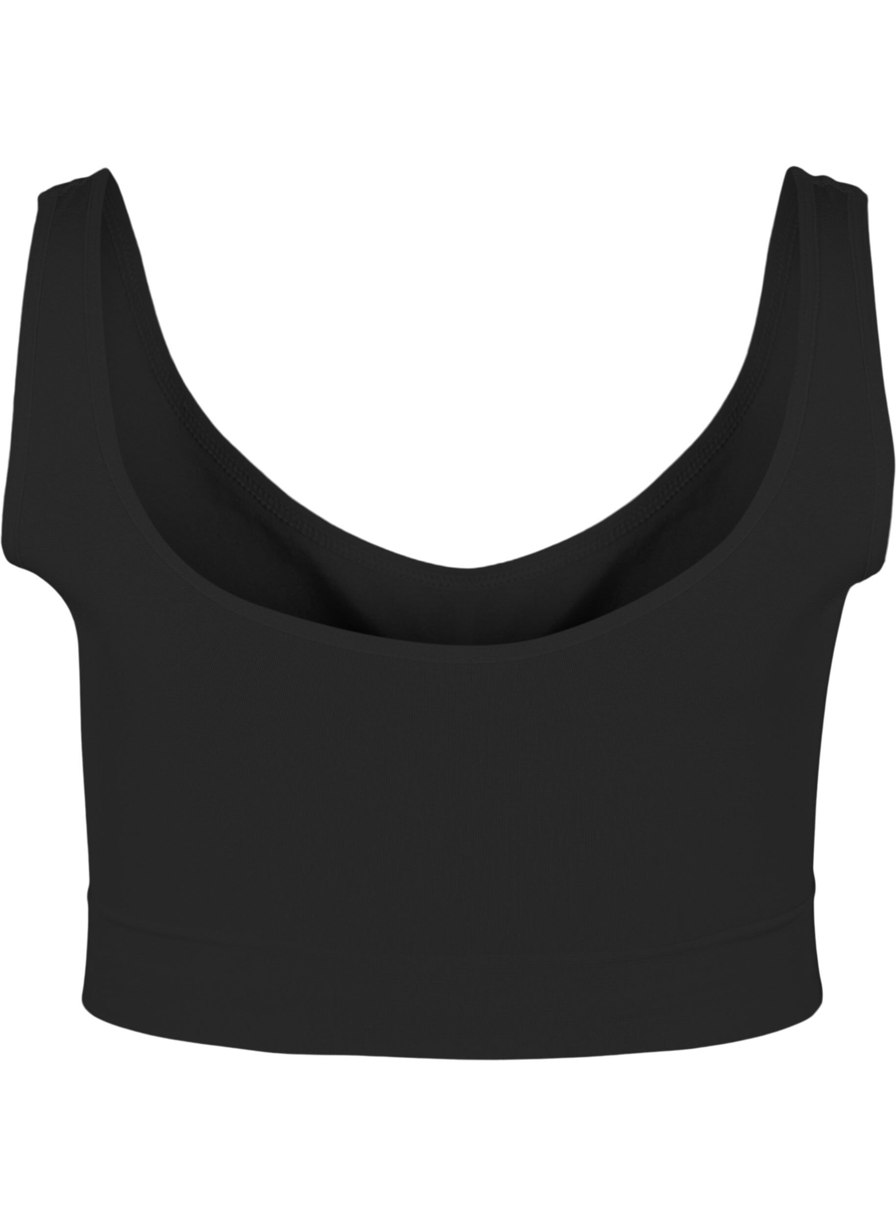 ZizziMyk BH uten vattering, Svart, Packshot image number 1