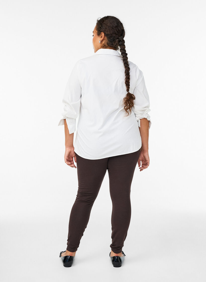 F&ocirc;ret tights i bomull, Brun, Model image number 2
