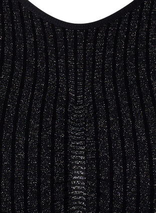 Sømløs BH med glitter, Black w. Lurex, Packshot image number 2