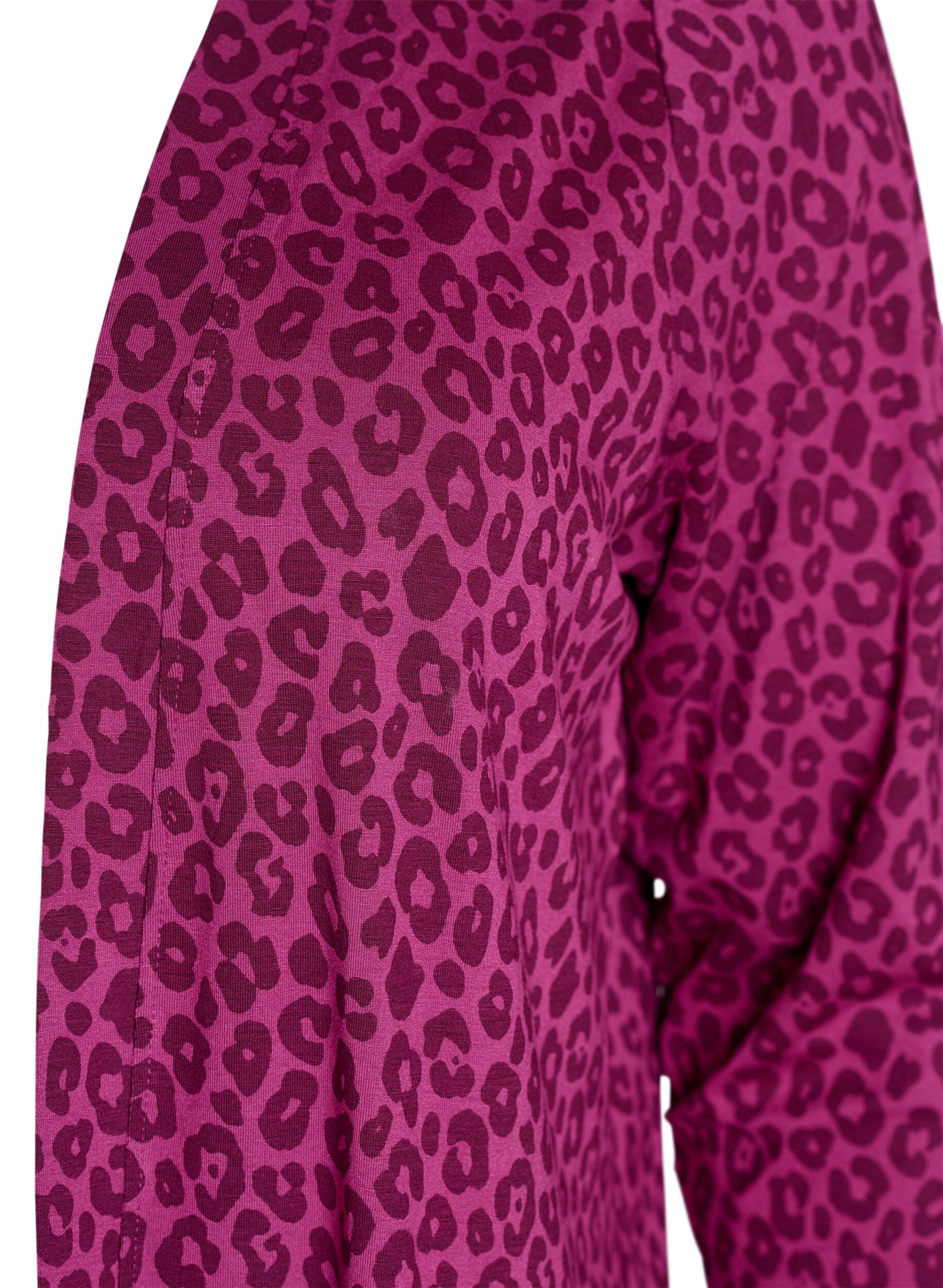 Zizzi Kort kimono i viskose, Rosa, Packshot image number 2