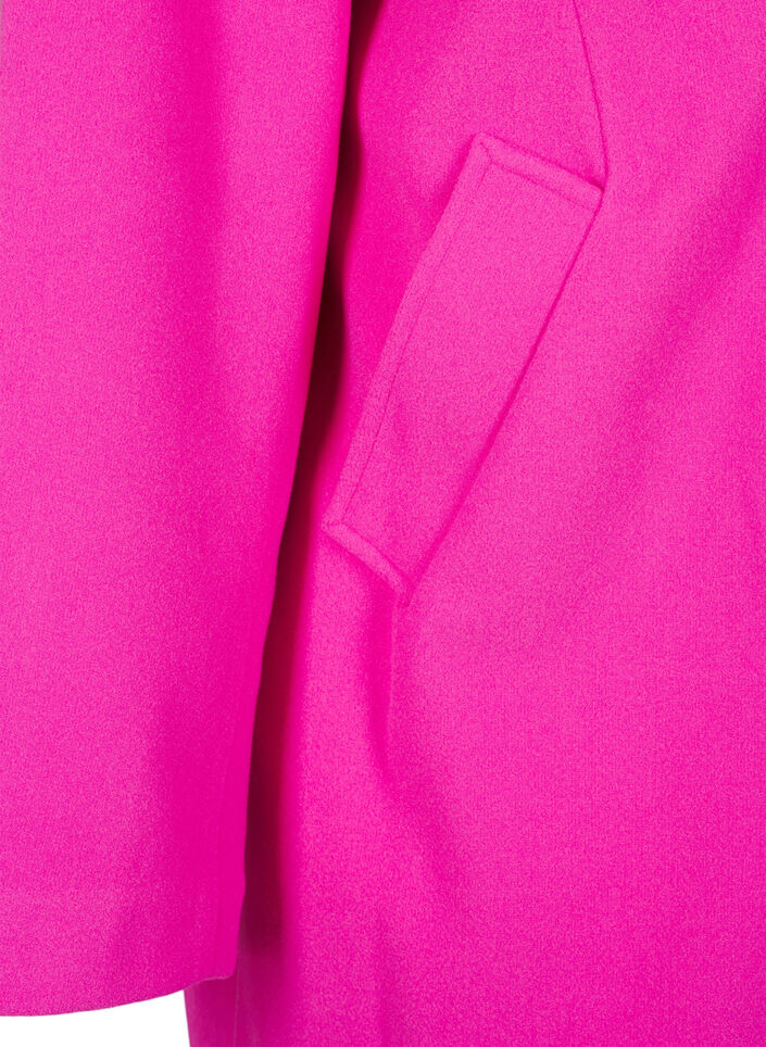 Kåpe med dobbelspent knappelukking, Raspberry Rose, Packshot image number 3