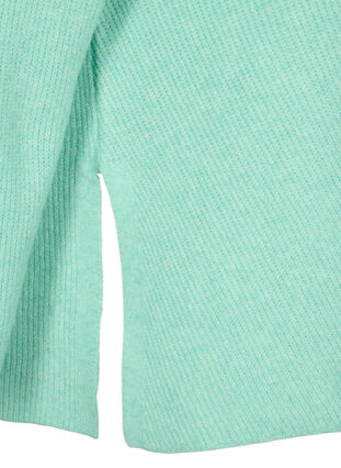 Melert-genser med splitt i siden, Cabbage/White, Packshot image number 3