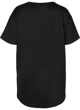 Tunika med korte ermer, Black, Packshot image number 1