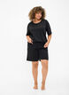 T-skjorte i modal blanding, Svart, Model image number 1