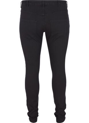 Zizzi Super slim Amy jeans med høyt liv, Svart, Packshot image number 1
