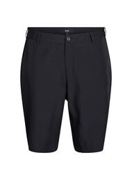 Bermuda shorts med høy midje, Black