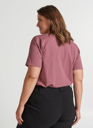 Basis t-skjorte, Rose Brown, Model image number 0