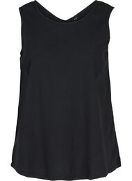 Bomullstopp uten ermer, Black