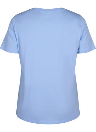 T-skjorte i bomull med teksttrykk, Serenity w. Paris, Packshot image number 1