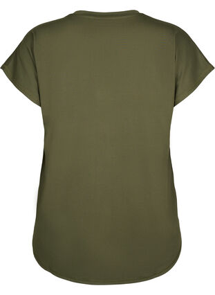 Trenings-t-skjorte med v-hals, Forest Night, Packshot image number 1