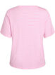 T-skjorte med TENCEL™ Lyocell og striper, Rosa, Packshot image number 1