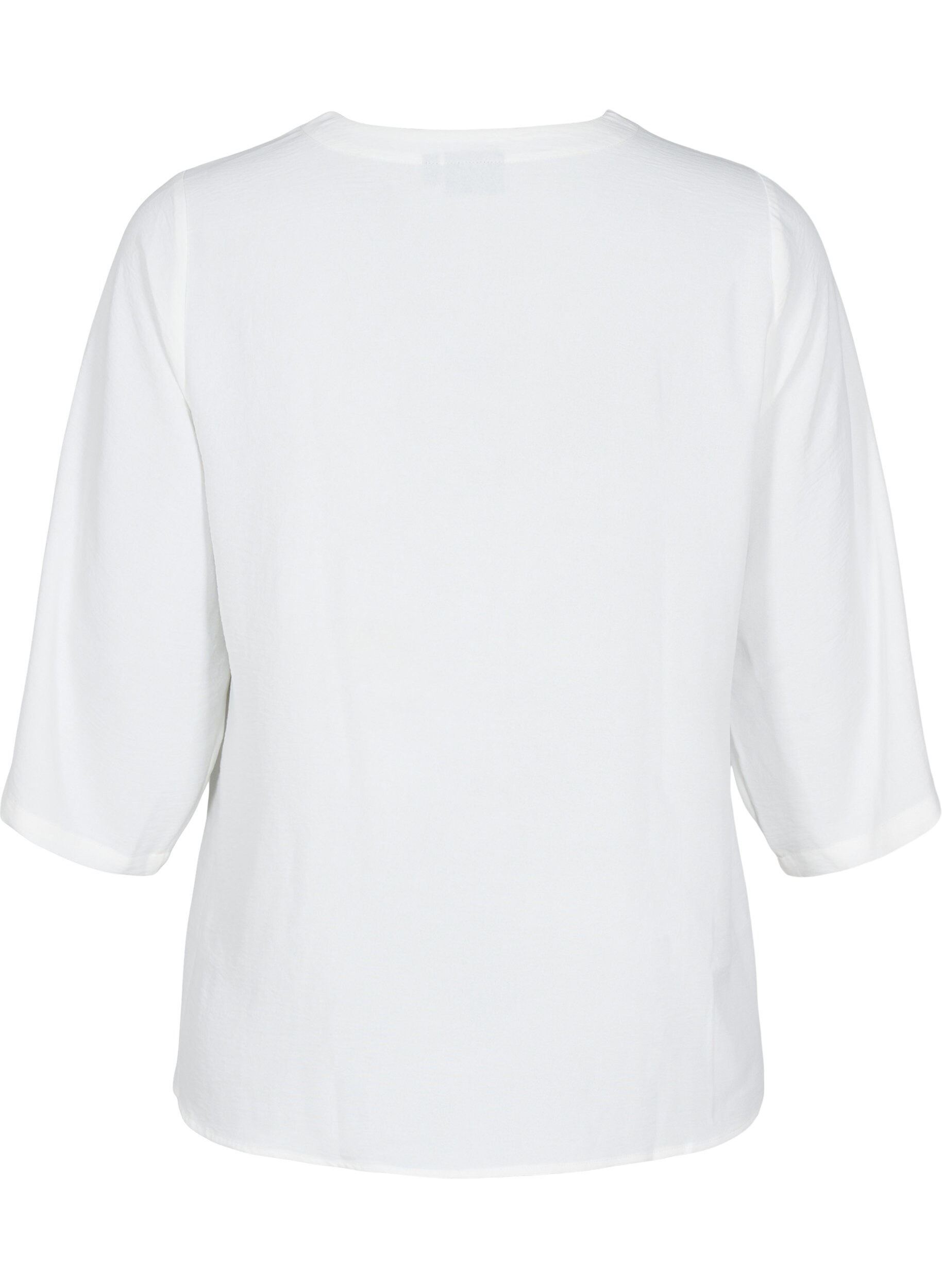 ZizziBluse med 3/4 ermer, Vanilje, Packshot image number 1