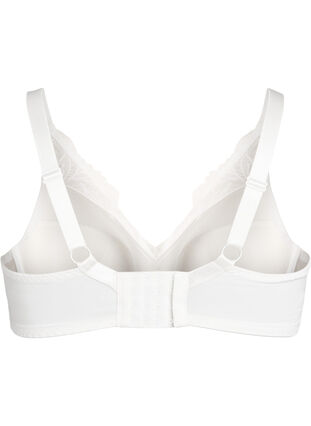 Zizzi Vattert blonde-BH med spiler, Hvit, Packshot image number 1