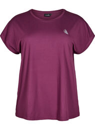 Ensfarget trenings-T-skjorte, Italian Plum