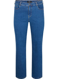  Gemma jeans med høy midje og rett passform 