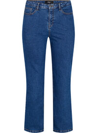  Gemma jeans med høy midje og rett passform 