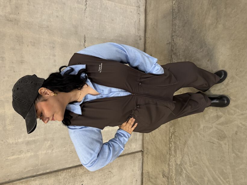 Brune og blå nyanser, , Model