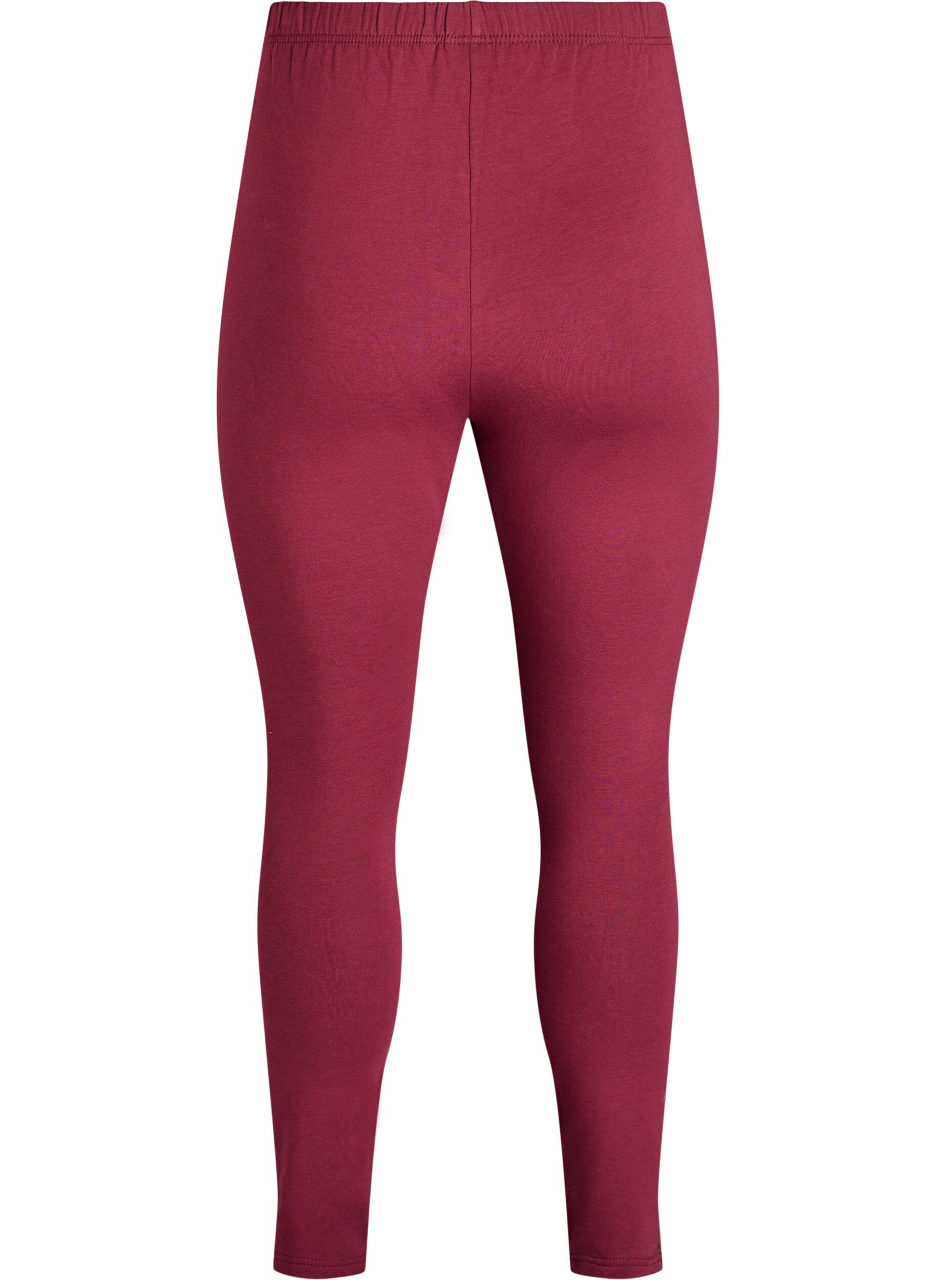 ZizziF&ocirc;ret tights i bomull, M&oslash;rk Bordeaux, Packshot image number 1