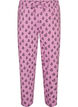 Bomullspyjamasbukser med h&oslash;y midje, Rosa, Packshot image number 0