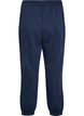 Joggebukser med h&oslash;y midje og sn&oslash;ring, Bl&aring;, Packshot image number 1