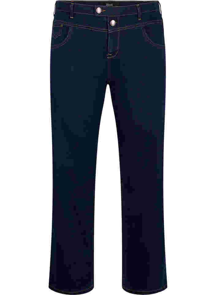 Regular fit Gemma jeans med høyt liv, Blue denim