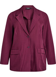 Blazer med lommer og splitter, R&oslash;d