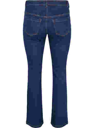 Ellen bootcut jeans med høyt liv, Unwashed, Packshot image number 1