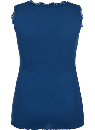 Topp med blondekant, Insignia Blue, Packshot image number 1