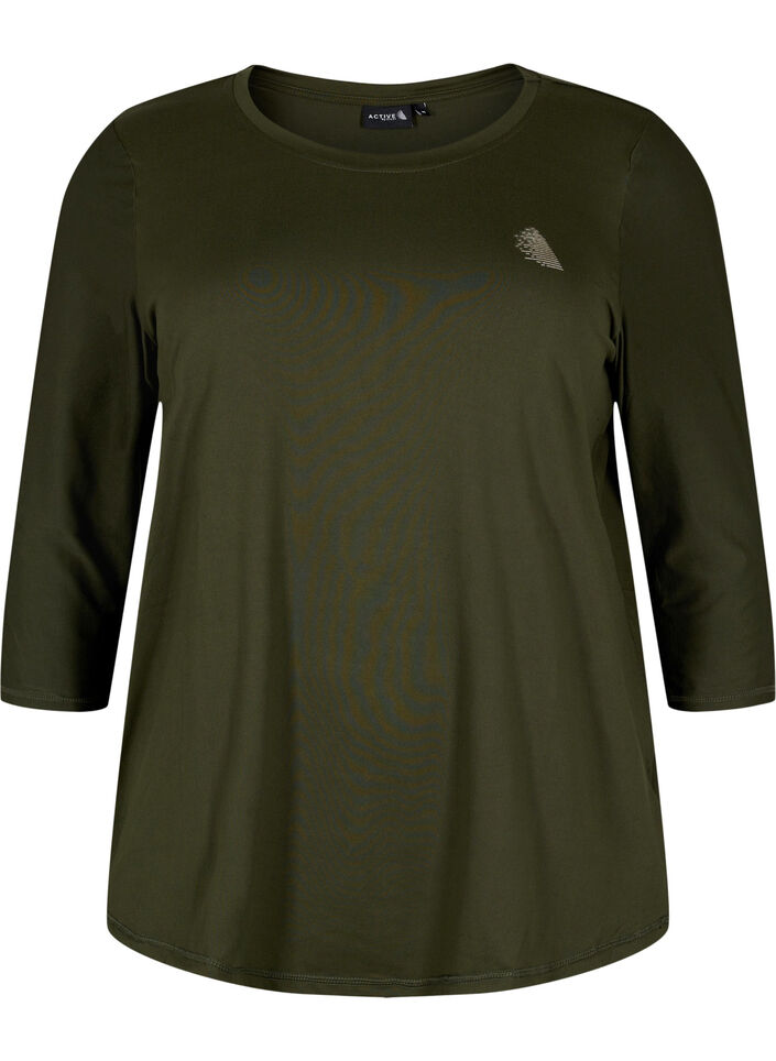Treningsgenser med 3/4-ermer, Forest Night, Packshot