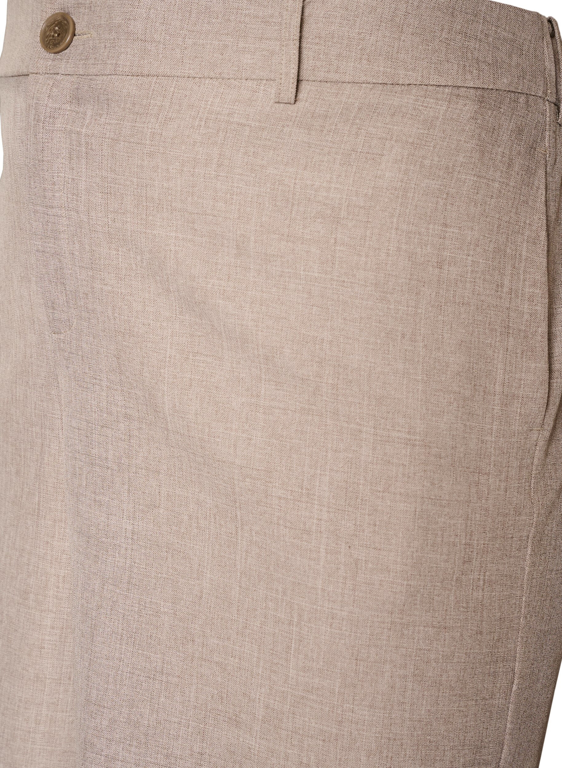 Zizzi Loose fit Bermuda shorts med h&oslash;y midje, Brun, Packshot image number 2