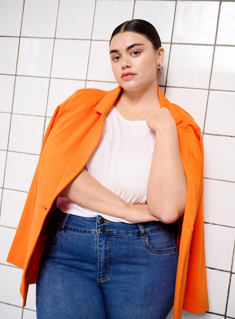 Fargerik blazer, , Model