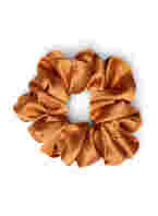 Ensfarget scrunchie, Copper 