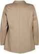 Enkel blazer med knappelukking, Beige, Packshot image number 1