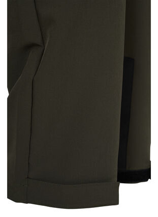 Zizzi Vannavstøtende turbukser med lommer, Forest Night, Packshot image number 3