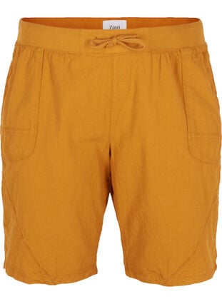 Behagelige shorts, Golden Yellow, Packshot image number 0