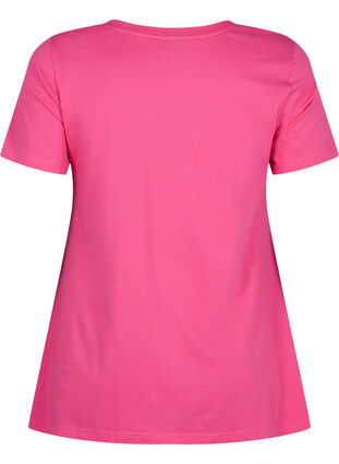 T-skjorte i bomull med korte ermer, Raspberry S. Best, Packshot image number 1