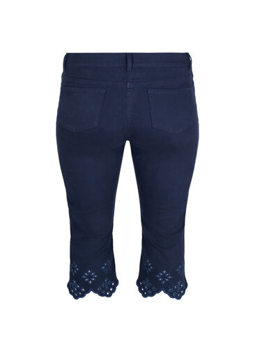 Knickers med broderi anglaise, Dark Blue, Packshot image number 1