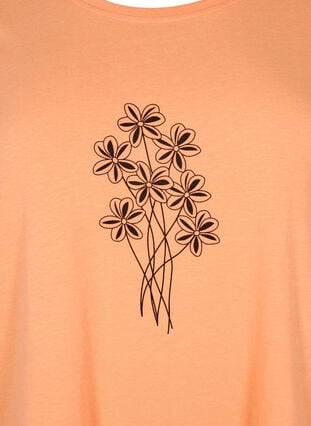 Zizzi FLASH - T-skjorte med motiv, Melon Flower, Packshot image number 2