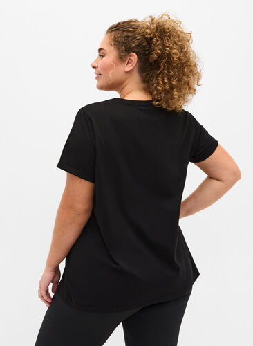 T-skjorte til trening med trykk, Black Monday, Model image number 1