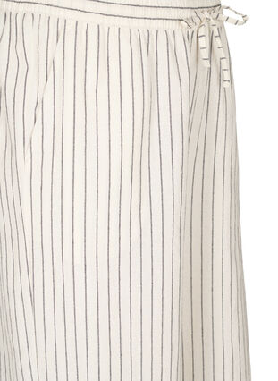 Zizzi Løse bukser med høy midje og lommer, Vanilje, Packshot image number 2