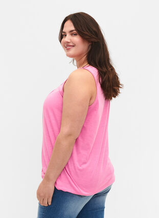 Bomullstopp med blondekant, Rosebloom, Model image number 1