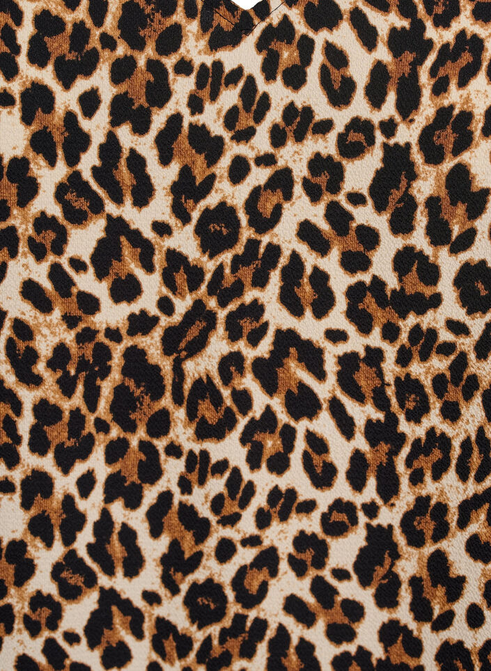 Topp med trykk og V-hals, Gr&oslash;nn, Packshot image number 2