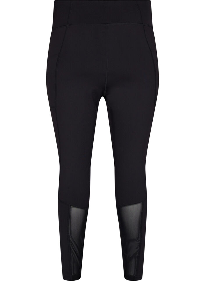 CORE, POCKET TIGHTS - Treningstights med sidelomme, Black, Packshot image number 1