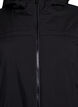 Lett polstret parka med hette, Svart, Packshot image number 2