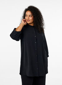FLASH - Tunika med 3/4-ermer, Svart FLASH - Tunika med 3/4-ermer, Svart, Model