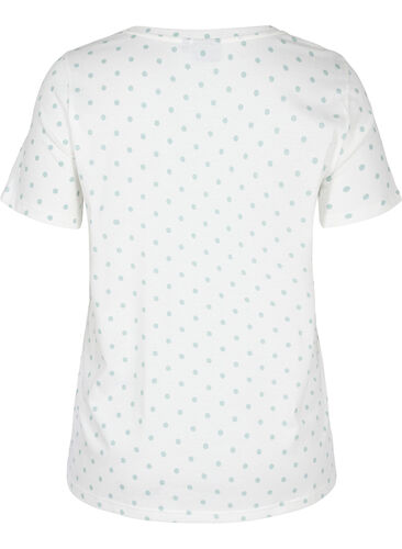 Prikkete T-skjorte i bomull, Snow White W. Dot, Packshot image number 1