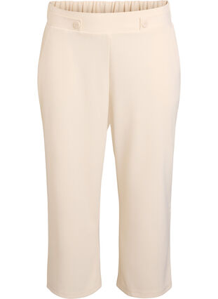 Zizzi 7/8-bukser med løs passform, Beige, Packshot image number 0